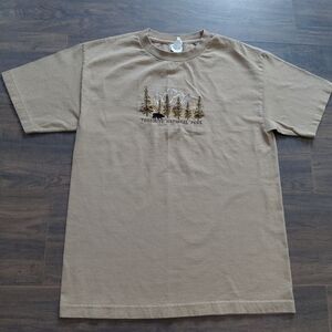 Vintage Yosemite National Park T Shirt - Size Medium - Embroidered - Tee Vtg